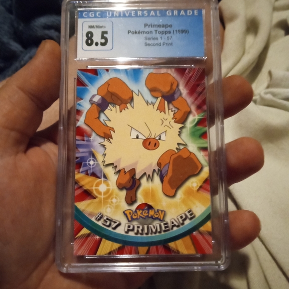 Vintage rare 1999 TOPPS POKEMON PRIMEAPE CGC SLAB - Picture 2 of 6